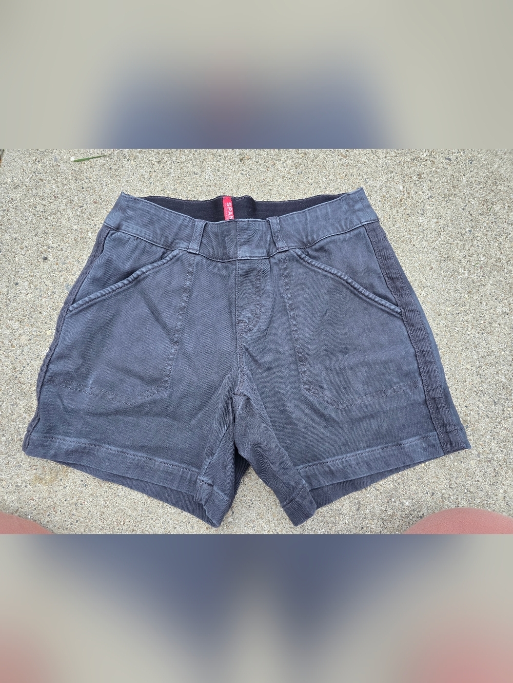 SPANX Charcoal Active Shorts